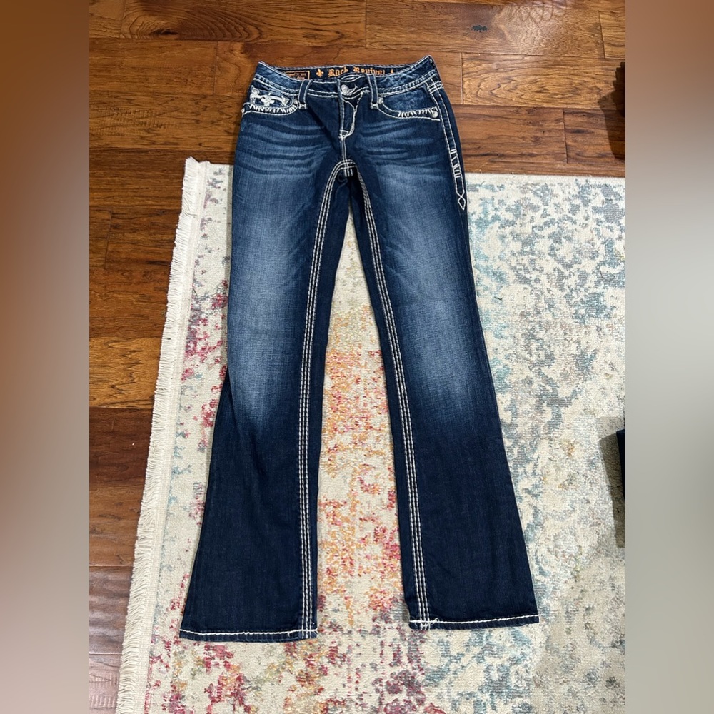 Rock Revival vintage boot cut jeans. 31 inch inseam